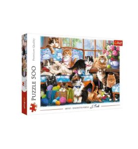 PUZZLE 500 EL KOCIA RODZINA 4254