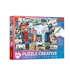 PUZZLE 500 EL DO KOLOROWANIA LONDYN 5633