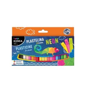 PLASTELINA 24KOL MIX NEON 8913