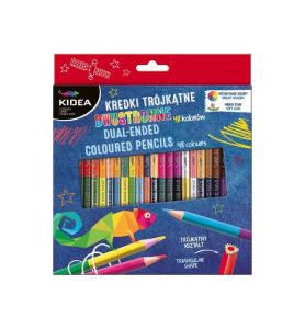 KREDKI TROJK. DWUSTRONNE 48KOL 0335