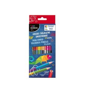 KREDKI TROJK. DWUSTRONNE 24KOL 0328