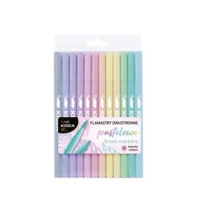 FLAMASTRY DWUSTRONNE PASTEL. 12KOL 0020