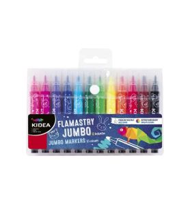 FLAMASTRY JUMBO 12KOL KIDEA 0143