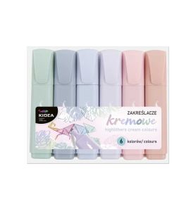 ZAKRESLACZE KREMOWE 6KOL KIDEA 7395