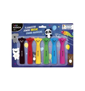 FLAMASTRY JUMBO 6KOL MISIE 8118