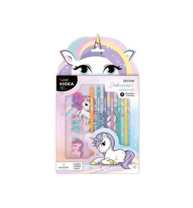 ZESTAW KREDEK I GUMEK UNICORN KIDEA 8576