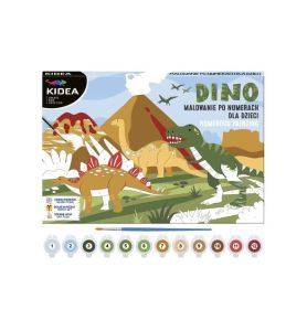 OBRAZ MALOWANIE PO NUMER. DINOZAURY 1799