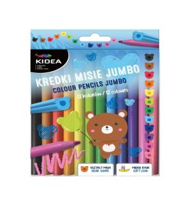 KREDKI MISIE JUMBO 12KOL KIDEA 4437