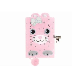 PAMIETNIK PLUSZOWY Z KLODKA KOT 0774