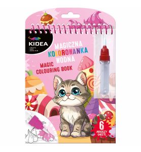 MAGICZNA KOLOROWANKA WODNA KOTKI 7001
