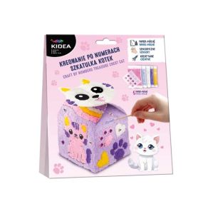 KREOWANIE PO NUMER. SZKATULKA KOTEK 8312