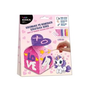 KREOWANIE PO NUMER. SZKATULKA SERCE 8305