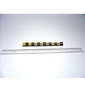 LINIJKA PLASKA 50 CM 1111