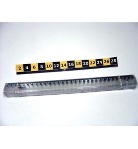 LINIJKA PLASKA 30 CM 1036