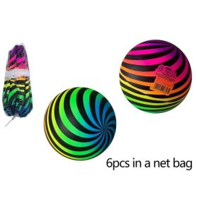 PILKA GUMOWA TECZOWA ZEBRA A6 6484