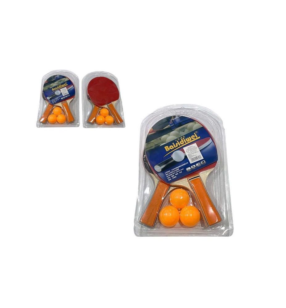 ZESTAW PALETEK DO TENISA Z PILKAMI 6436