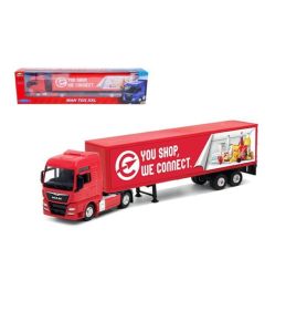 TRUCK WELLY MAN TGX NACZEPA 1:64 3118