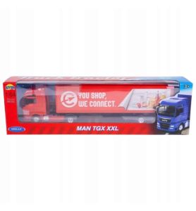 TRUCK WELLY MAN TGX NACZEPA 1:64 3118