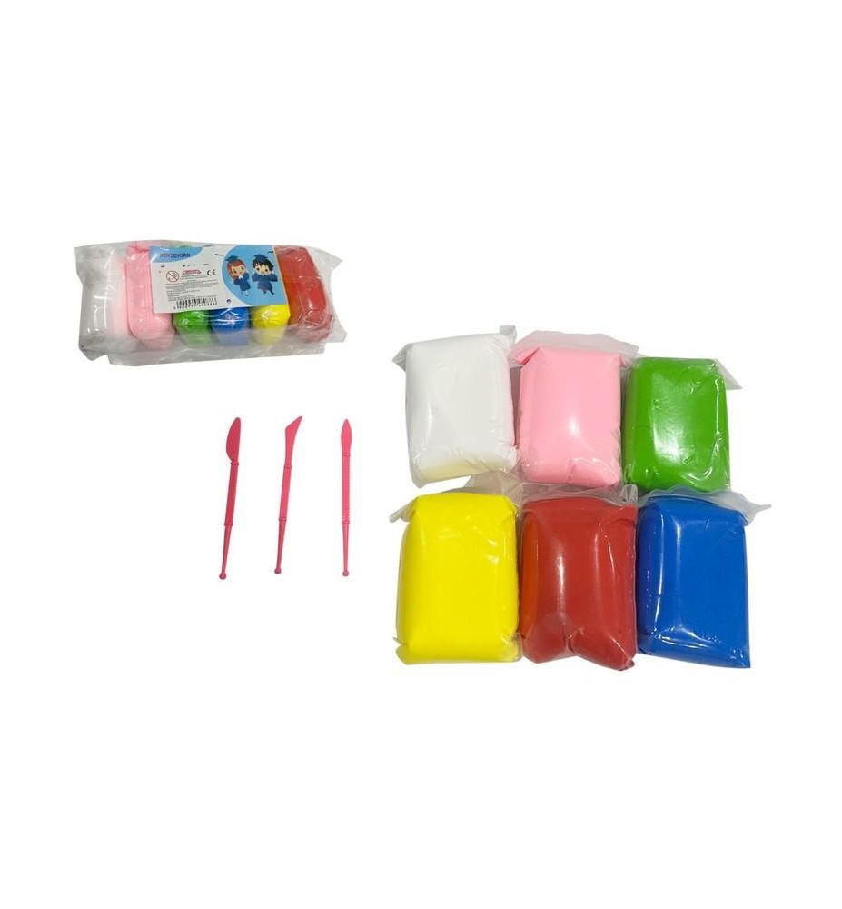 MASA PLASTYCZNA 6KOL SUPER LIGHT 0886