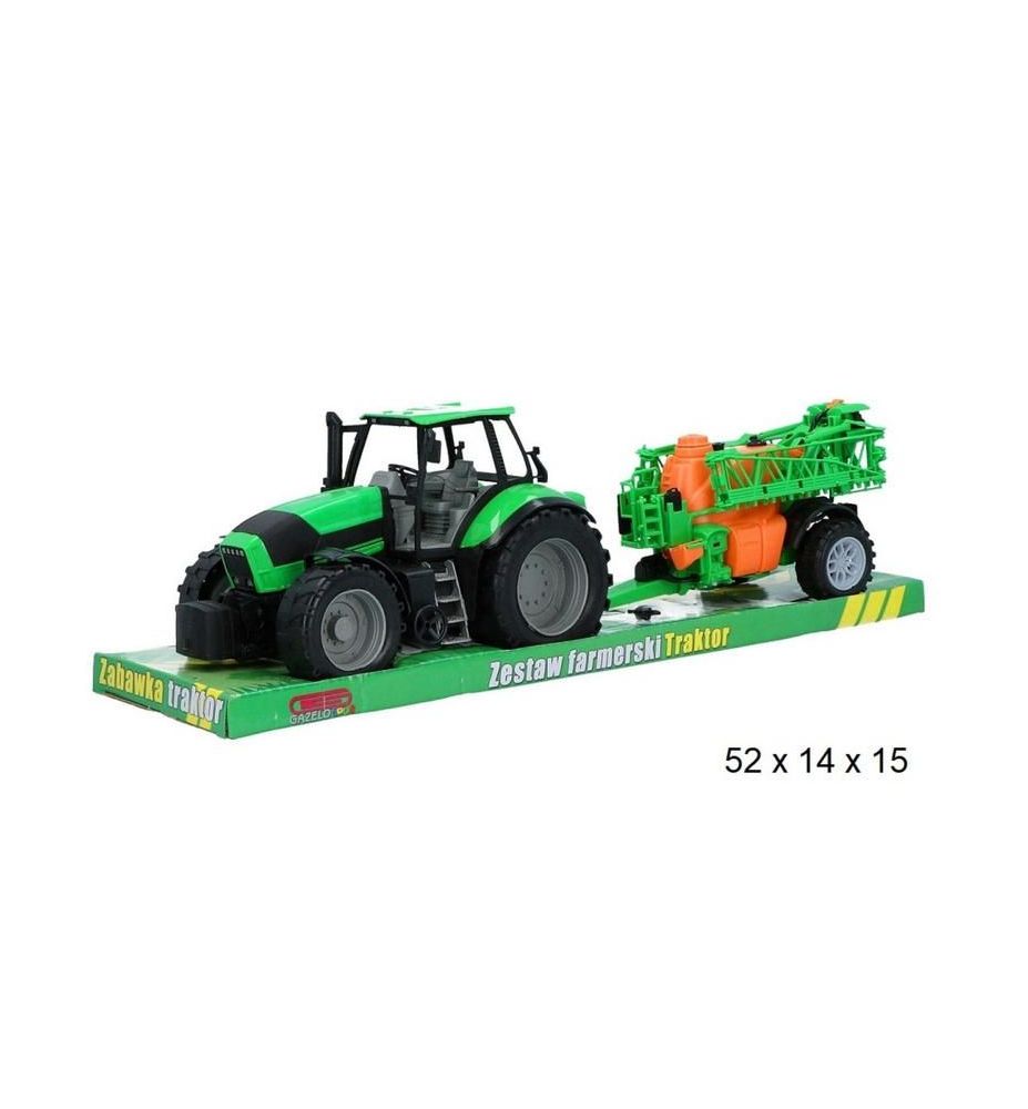TRAKTOR Z MASZYNA ROLNICZA 50CM 2176