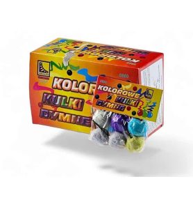 KOLOROWE KULKI DYMNE 6SZT. A12 0223
