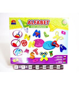 MASA PLASTYCZNA ALFABET 6897