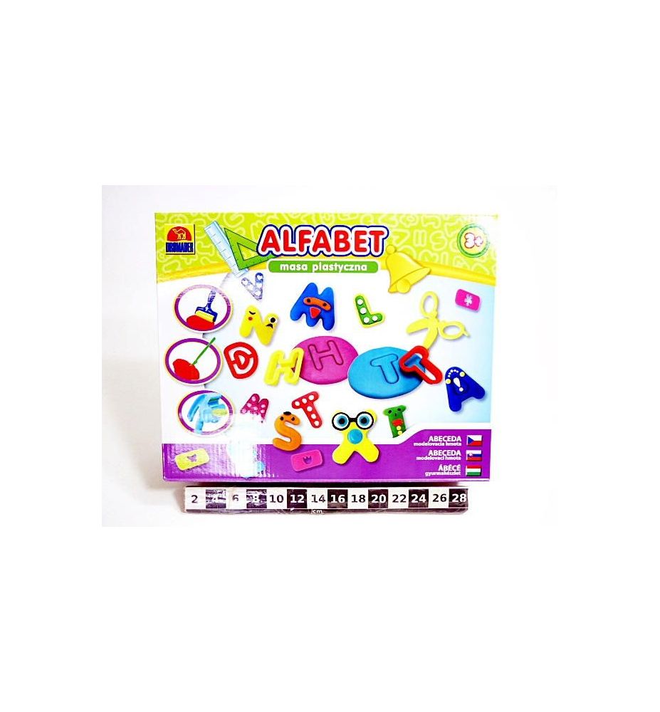 MASA PLASTYCZNA ALFABET 6897