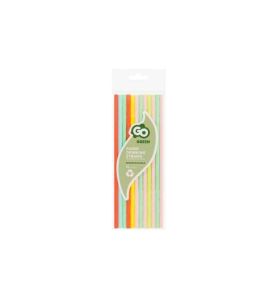 SLOMKI PAPIEROWE PASTEL 12SZT 5924