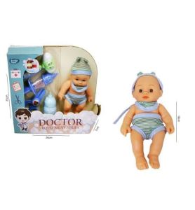 ZESTAW LEKARZ Z LALKA 19CM 0813