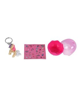 BRELOK JEDNOROZEC W JAJKU Z NAKLEJ. 0946