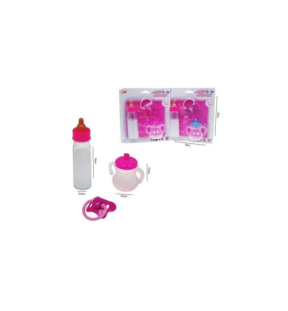 BUTELKI 2SZT SMOCZEK DLA LALEK 8553