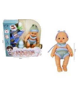 ZESTAW LEKARZ Z LALKA 19CM 0813