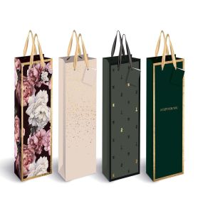 TOREBKA NA BUTELKE GOLD 13x36x8 A12 9524
