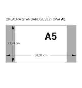 OKLADKA A5 ZESZYT 50SZT 212X303 9438
