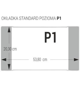 OKLADKA P1 25SZT. BEZBARWNA 203X539 9452