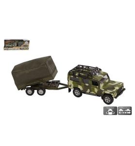 LAND ROVER MILITARNY Z PRZYCZEPA 7823