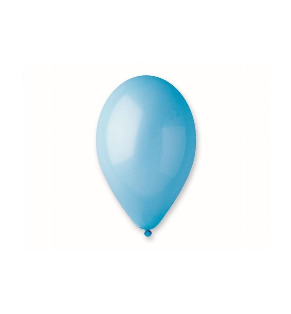 BALON PASTEL BLEKITNY 21CM 100SZT 0913