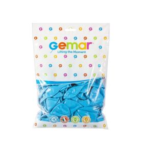 BALON PASTEL BLEKITNY 21CM 100SZT 0913