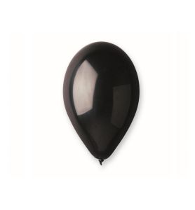 BALON PASTEL CZARNY 21CM 100SZT 1415