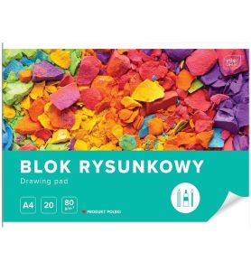 BLOK RYSUNKOWY A4 BIALY 0006