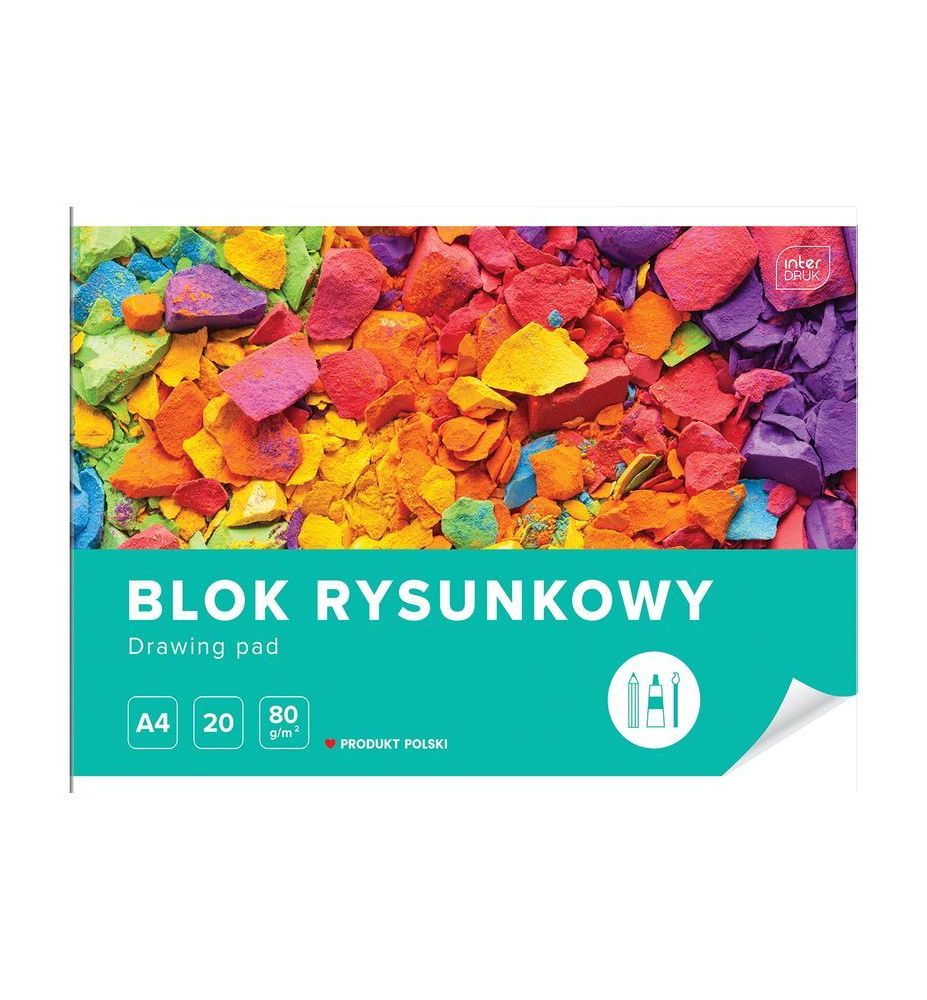 BLOK RYSUNKOWY A4 BIALY 0006