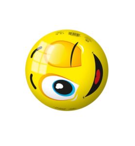 PILKA GUMOWA 23CM ZABAWNA BUZKA 3224