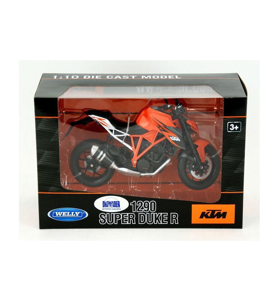 MOTOCYKL WELLY KTM 1190RC8 1:10 8062