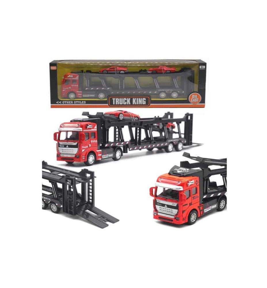 TIR METALOWY Z PRZYCZEPA 9434