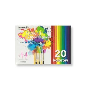 BLOK RYSUNKOWY A4 KOLOR 80G 2125