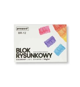 BLOK RYSUNKOWY A3 KOLOR 110G 2606