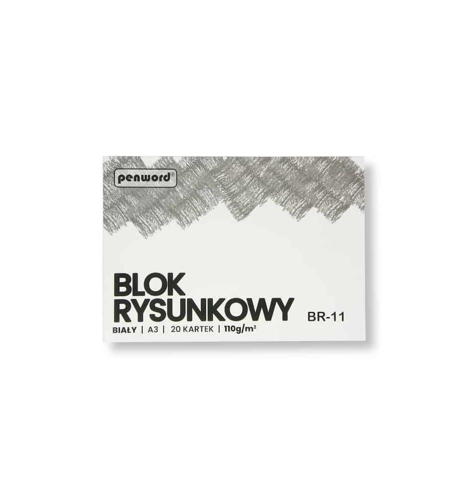 BLOK RYSUNKOWY A3 BIALY 110G 2583
