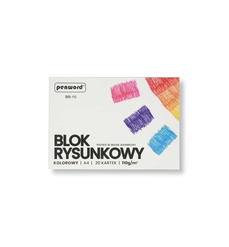 BLOK RYSUNKOWY A4 KOLOR 110G 2569