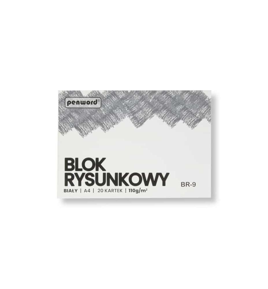 BLOK RYSUNKOWY A4 BIALY 110G 2545