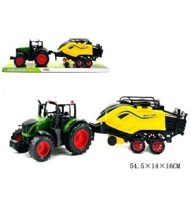 TRAKTOR Z MASZYNA ROLNICZA 1882